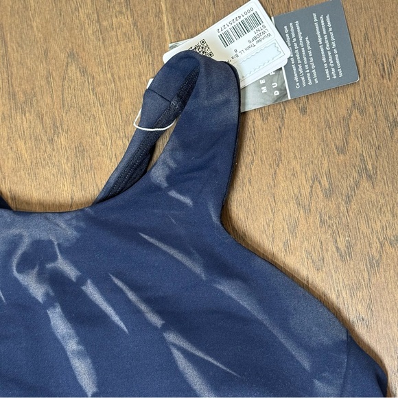 Lululemon Navy Tie-dye Wunder Train LL Sports Bra - Picture 6 of 12